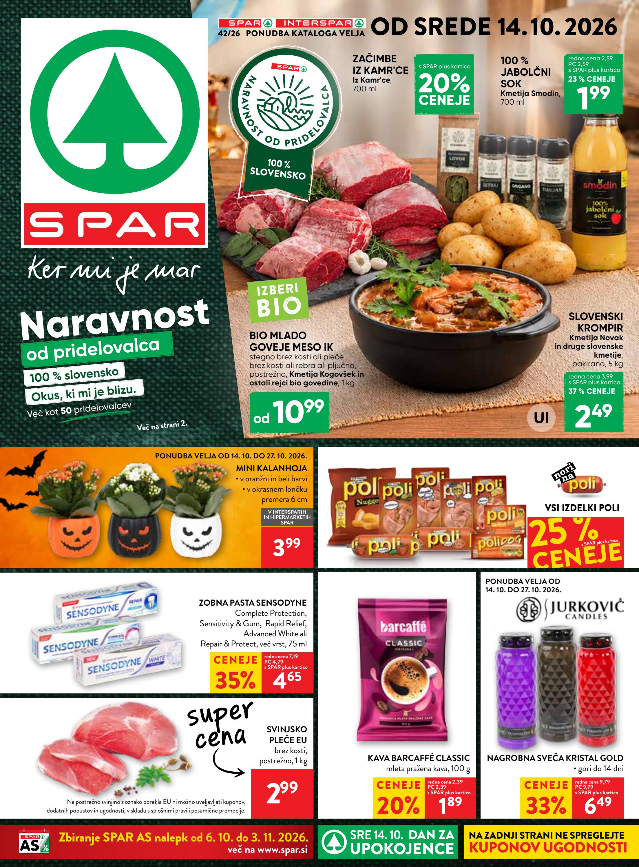 [POTEKLO] Spar Akcijska Ponudba ️ Arhiva od 20.10.2026.